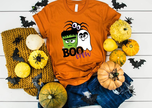 Boo Crew Halloween t-Shirt design