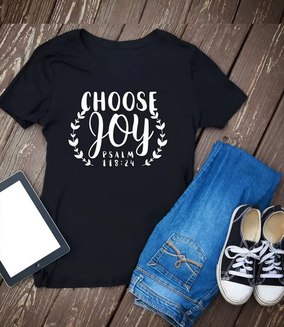 Choose Joy t-shirt design