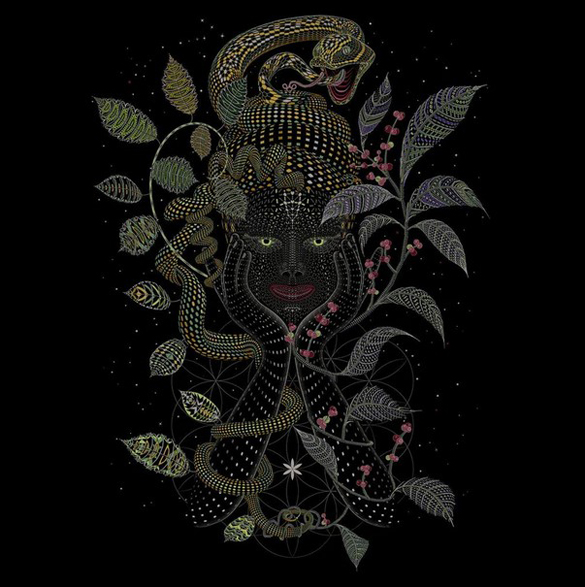 Ayahuasca psychedelic t-shirt design