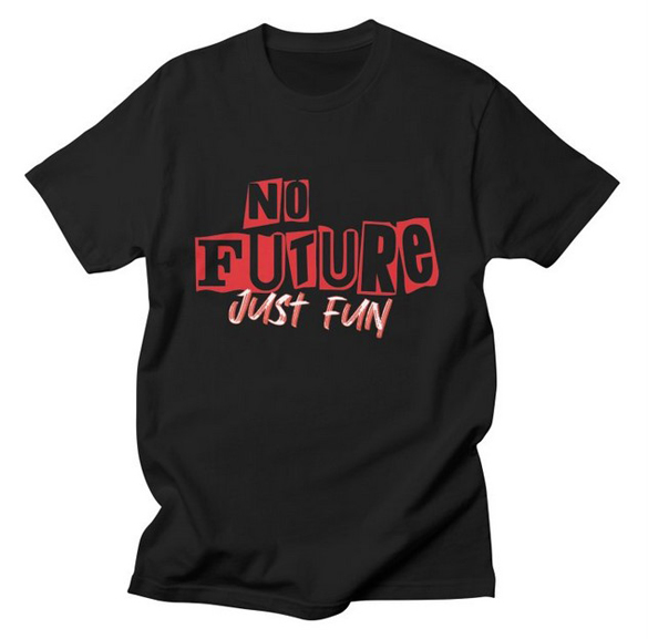 No future v.4 t-shirt design