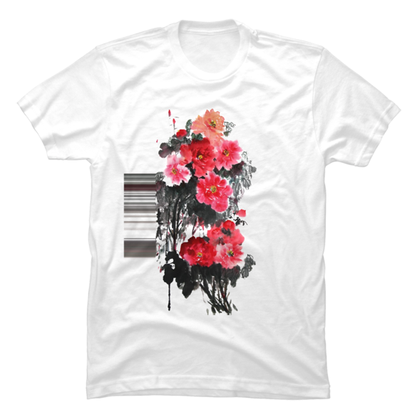 Blossoming t-shirt design